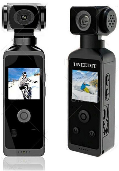 일본배송 UNEEDIT 동영상카메라 손떨림보정 방수 고화질 액션캠 가성비액션캠, 64GB SD 카드
