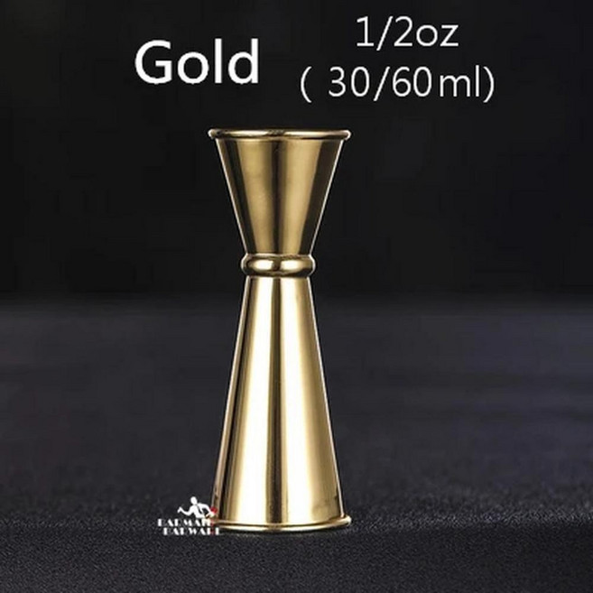 측정 칵테일 지거 일본 스타일 컵 도구, 10. Gold 30-60ml, 1개