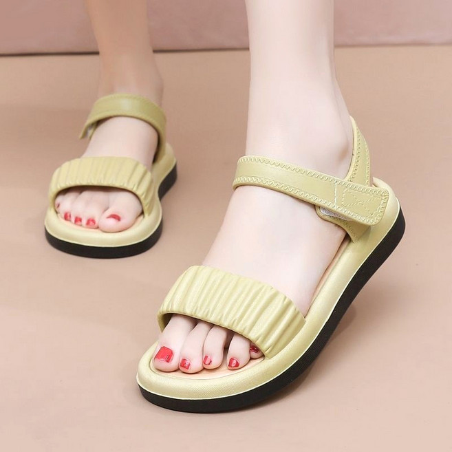 Modern Fashion 여성 방수 벨크로 샌들 발편한 슈즈 X174