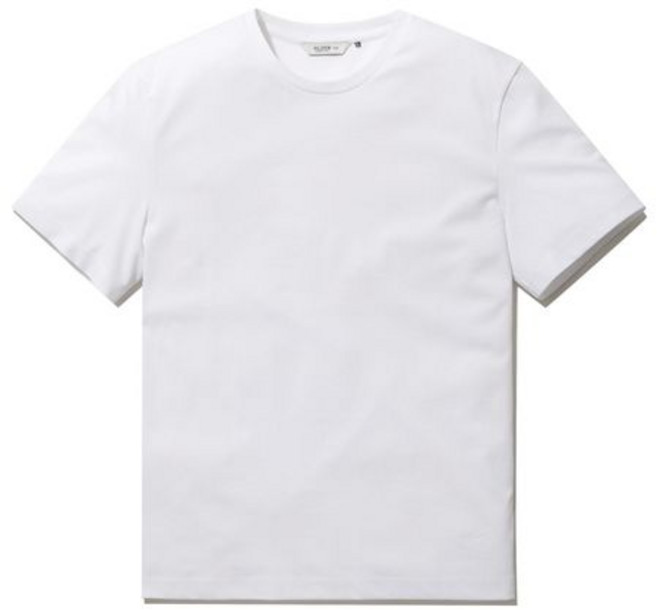 올젠 남성 분또 로고 라운드 반팔티 ZOG2TR1306WT