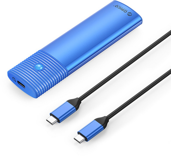 오리코 M.2 NVMe USB3.2 10Gbps SSD 외장케이스 PWM2-G2, 푸른 색, 1개