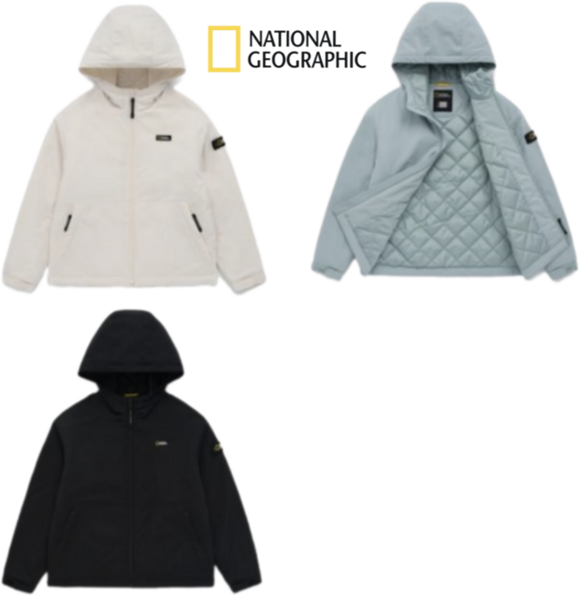[국내매장판 A/S가능] 내셔널지오그래픽 키즈 베이직 유아동 베이직핏 간절기 패딩 점퍼 재킷