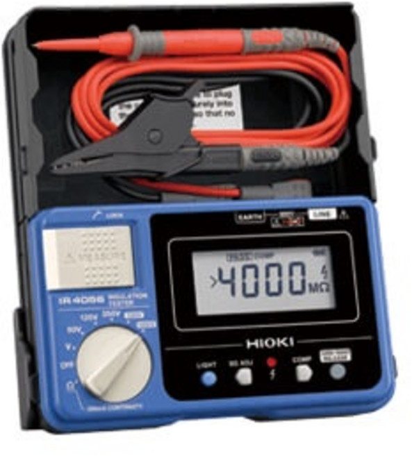 HIOKI IR4056-20 數位高阻計 絕緣電阻計 50V/125V/250V/500V/1000V, 1個