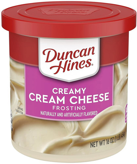 던컨 하인즈 크리미 크림치즈 맛 프로스팅 이스터 베이킹 16온스., Cream Cheese, 454g, 1