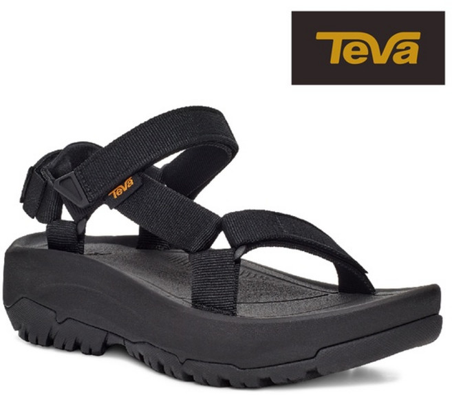 TEVA 女款HURRICANE XLT2 AMPSOLE厚底運動涼鞋 TV1131270BLK, 黑色US 8, 黑色, US 8
