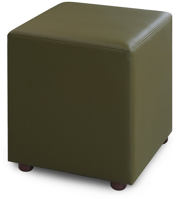 솔이솔문 패브릭 인조가죽 아쿠아패브릭 스툴 의자 사각스툴 사각형 화장대의자 화장대의자스툴 병원대기실의자 보조의자, 1개, 인조가죽 사각 카키