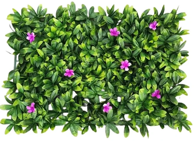 자외선 차단 인조 잔디 벽 패널 4060cm 크기 사각형 플라스틱 식물 녹색 가짜 카펫, 03 Style 8