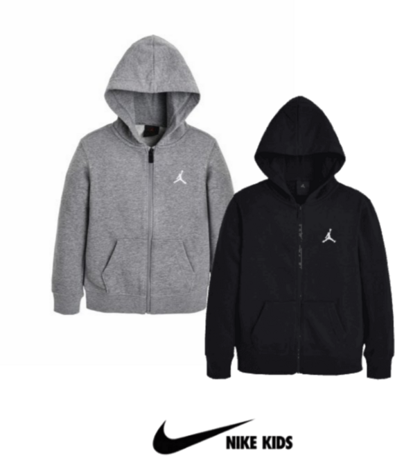[백화점 매장판] 나이키 키즈 브룩클린 풀집업 집업 자켓 점퍼 남아 여아 아동공용 후드집업 후드짚업 후디