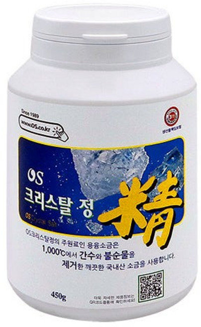 오행생식 국내산 용융소금 크리스탈정 450g, 1개, 1개