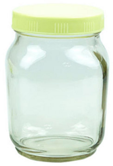 국산 유리 꿀병 1.2kg 피클통 소분병 과일청 고추장 견과류 보관병, 1박스