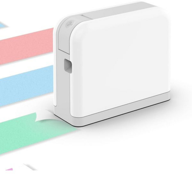 라벨러 P3200 라벨 메이커 휴대용 블루투스 프린터 기계 지원 iOS 안드로이드 여성 남성 가정 사무실 학교 타입-C 충전기-그린을 위한 적층형 선물 제공, 1개, Gray Label Maker