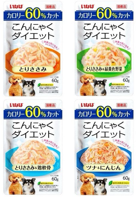 CIAO INABA 狗餐包 輕盈低脂 維持體重, 60g, 6個, DRP-14低脂餐包-雞肉口味