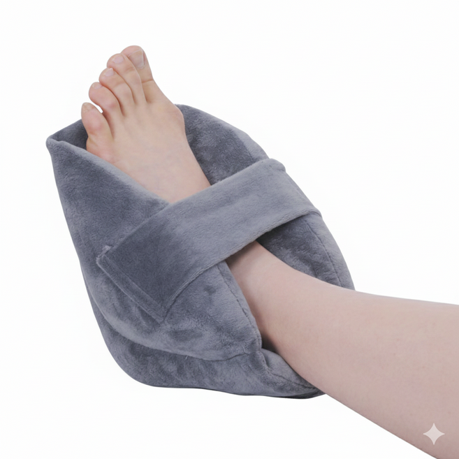 욕창방지 발목고정 뒤꿈치 푹신한 쿠션 / 욕창예방 보호대 (벨벳), 1개