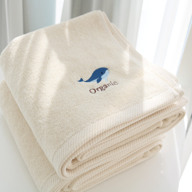 데일리맘 오가닉 아기목욕타올, 3개