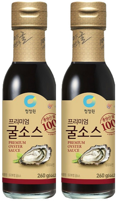 청정원 프리미엄 굴소스, 260g, 2개