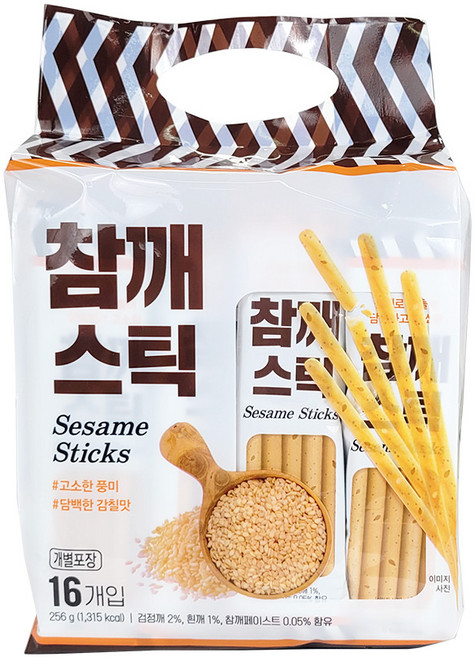 키즈웰 참깨스틱 과자 256g, 1개