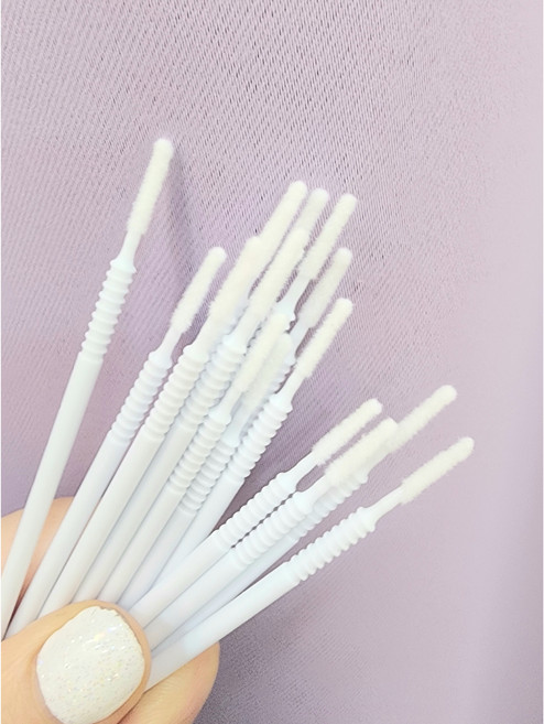 리얼뷰티 롱헤드 마이크로면봉 뷰러펌, 2개, 100개입