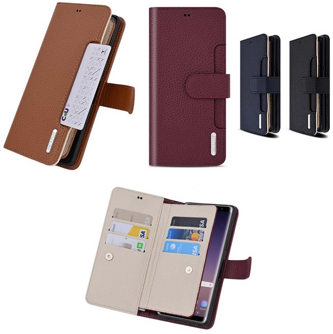 갤럭시S26 케이스 SM-S942N 가죽 포인트잭포 월렛형 더블 포켓형 카드 수납 지폐 자석 지갑 (깔끔하고 멋스러운 커버)