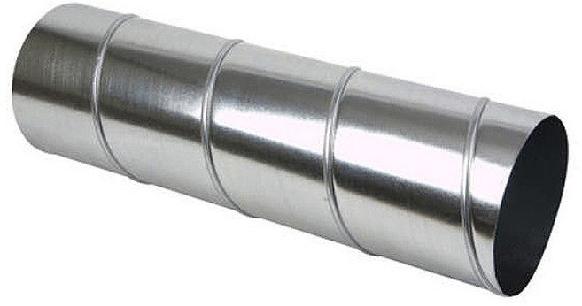 스파이럴덕트 1미터 닥트시공 닥트자재 스파이럴덕트 덕트자재 건축 배관자재 스파이럴 DUCT, 1개