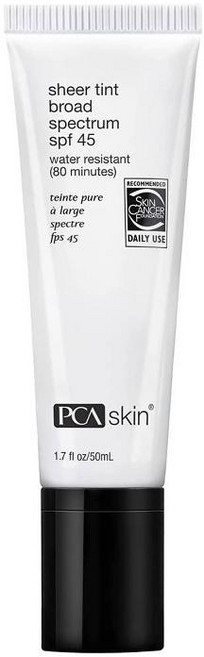 PCA SKIN 시어 틴트 선스크린 SPF 45 1.7oz, 1.7 Ounce (Pack of 1), 1개, 50ml