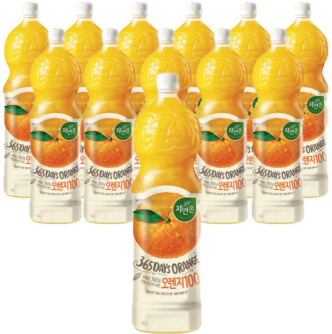 자연은 오렌지, 12개, 1.5L