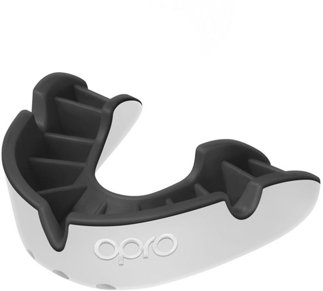 OPRO 실버 마우스피스 마우스가드 화이트, 1개
