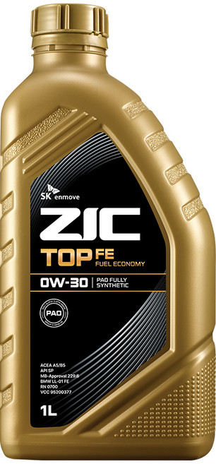 지크 탑 FE 0W-30 1L (ZIC TOP), 1개, 0w30