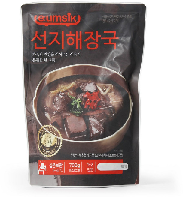 청우식품 이음식 선지해장국, 1개, 700g