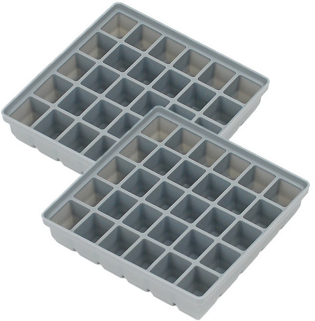 소노리떼 (1+1) 실리콘 얼음틀 국내 생산 아이스트레이 왕얼음틀, 인디그레이, 2개