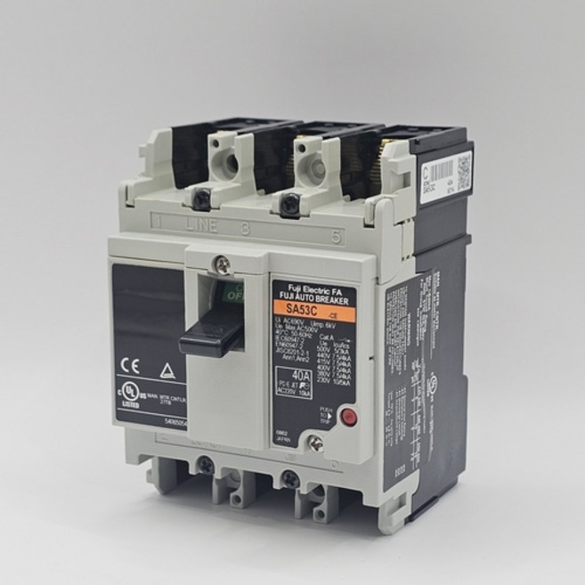 SA53C 3P 40A 500V FUJI 일렉트릭 배선용 차단기 [재고있음]