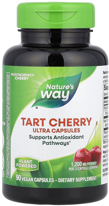 엔자마틱테라피 Natures Way (네이처스 웨이) 타트 체리 울트라 캡슐 1200mg 베지 캡슐 90정, 1개