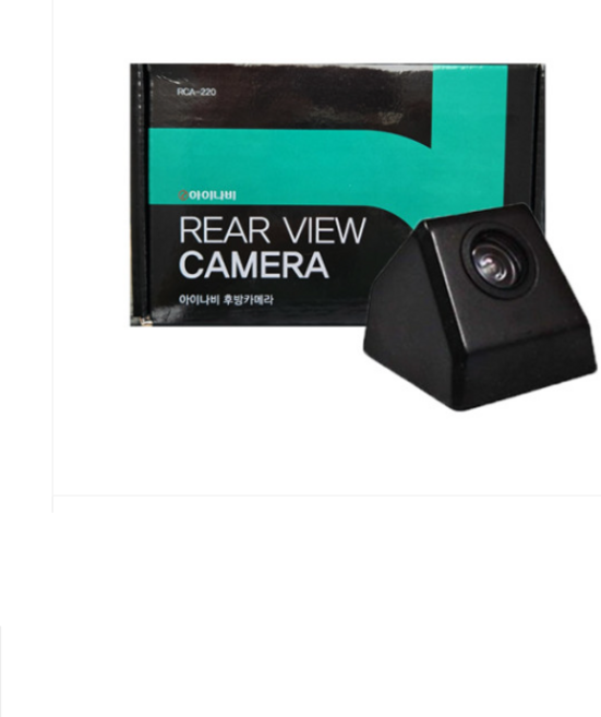 역시 믿고장착하는 아이나비정품 후방카메라 RCA-220, RCA-220/블랙+마이딘(CNS링크)젠더