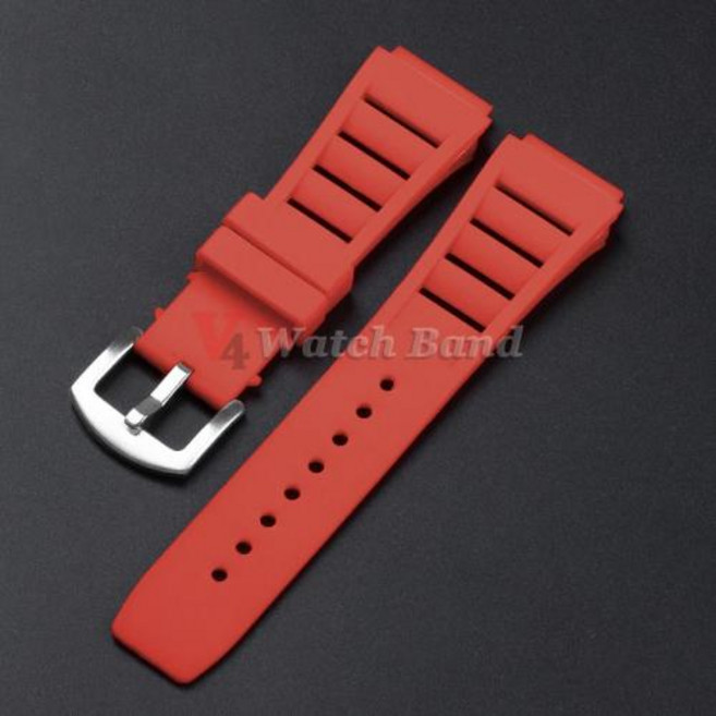RM011 Mille 팔찌 시계 밴드 21*7mm 남성용 시계 액세서리 용 Richard Mille 스트랩 용 새 고무 시계 밴드, 1)Red, 1개