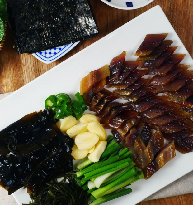 포항 구룡포 완전손질 과메기(고급) 야채세트, 1개, 과메기(완전손질)5미10쪽단품