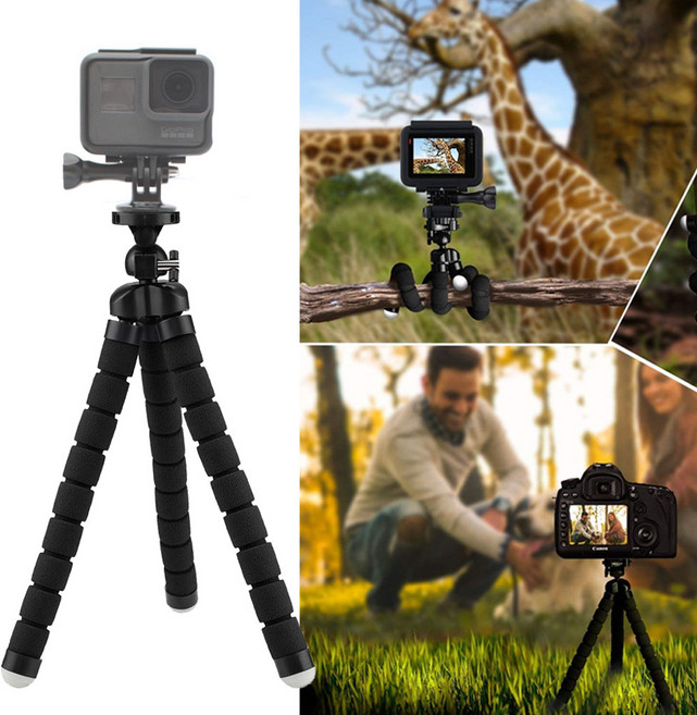 스마트폰 고릴라 관절 삼각대 액션캠 샤오미 미지아 4K SJ4000 호환, 1개