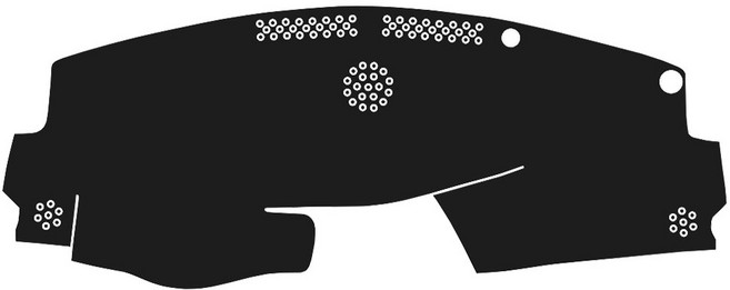 e系列 2009-2015年RX專用儀錶板避光墊，防曬隔熱保護墊, 黑色, 2009-2015年6月RX無抬頭有GPS 長毛(長度3-4mm)