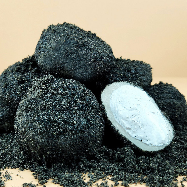 흑임자생크림치즈떡 10개입 수능 세트 개별포장 선물 합격 소부당 떡 흑임자, 흑임자 생크림치즈떡 10개입