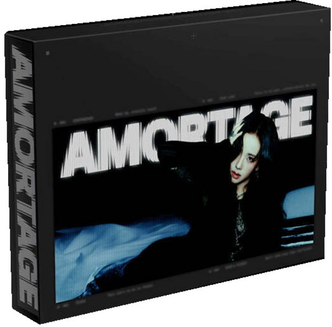 지수 - 미니 앨범 AMORTAGE [DELUXE EDITION] BLACK ver