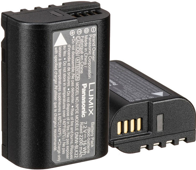 파나소닉 정품 DMW-BLK22 리튬이온 배터리(벌크) / S9 S5 G9 GH5 GH6 GH7, 1개