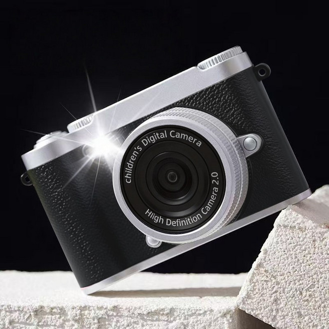 카메라 5000만 화소 고화질 듀얼 카메라 4K 선명한 화질 고화질 디지털 카메라 128G 확장 카드 + 어댑터 + 리더기, 블랙