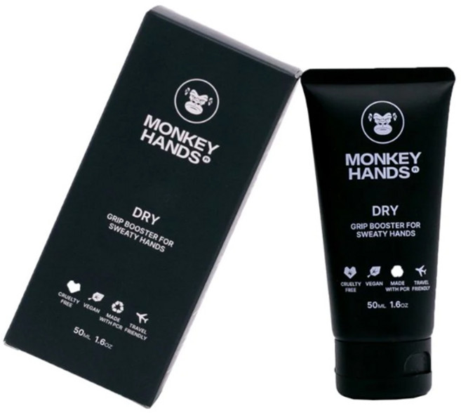 몽키핸즈 그립부스터 드라이 50 손땀억제제 손땀제거 몽키그립, 1개