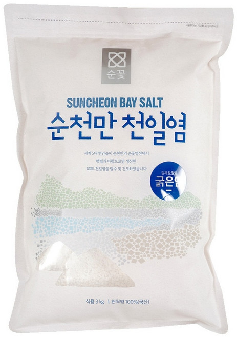 Sunkot 粗海鹽, 3kg, 1包