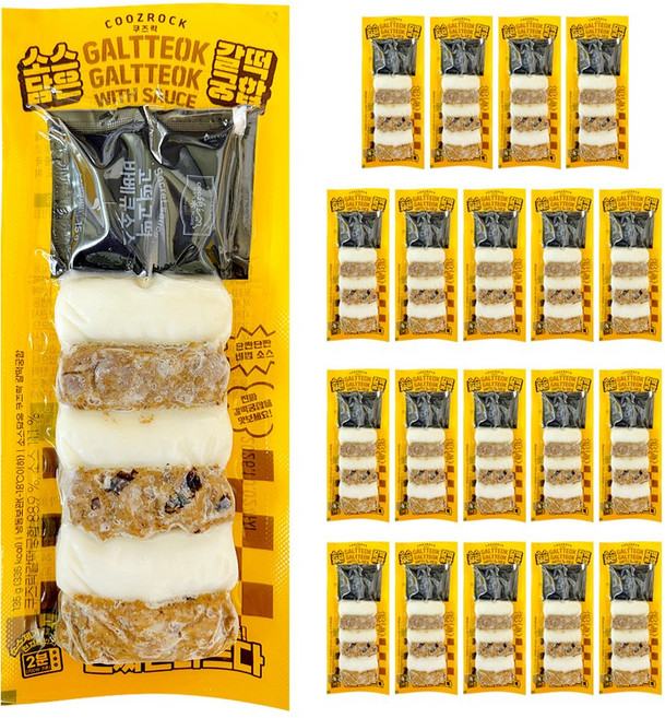 쿠즈락 소스담은 갈떡궁합 (갈비소스), 20개, 135g