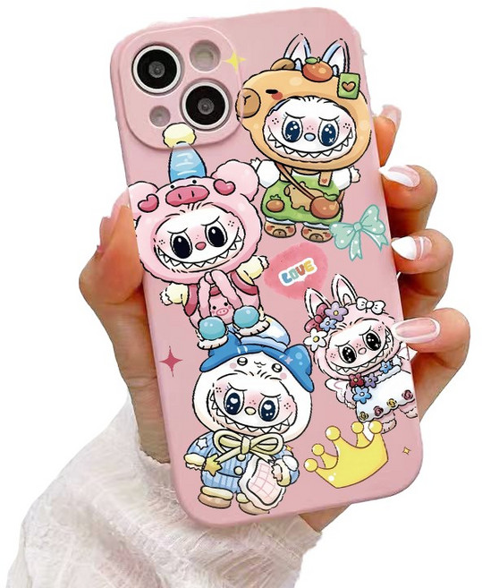 PINK 라부부 친구들 핸드폰 케이스