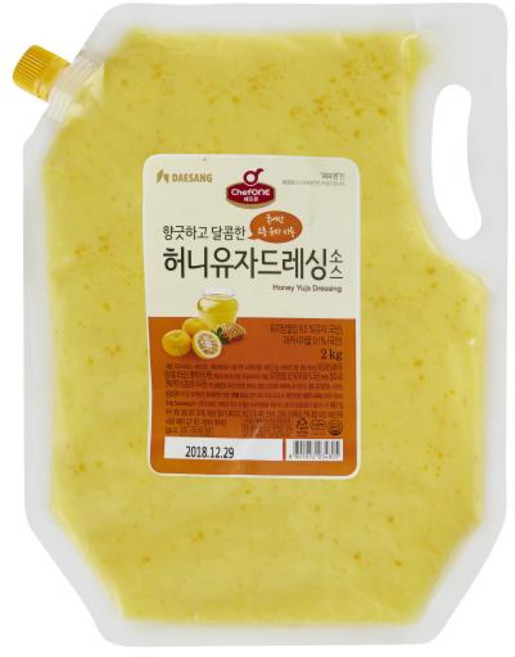 쉐프원 허니유자 드레싱소스 2kg x 5개