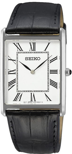 [병행 수입품] SEIKO SWR049 [세이코] 손목시계 맨즈 스퀘어 디자인 쿼츠 화이트