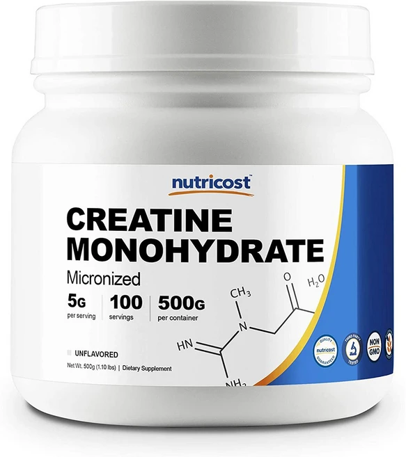 뉴트리코스트 모노 크레아틴 Creatine 500g 100회분 1통, 1개 - 쿠팡