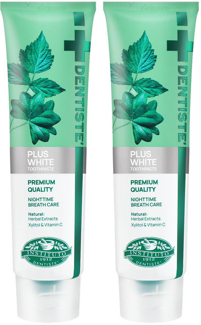 덴티스테 플러스 화이트 튜브 치약, 60g, 2개