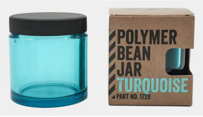 코만단테 커피 원두 보관 용기 병 폴리머 bean jar 7종, 1개, Turquoise, 90ml