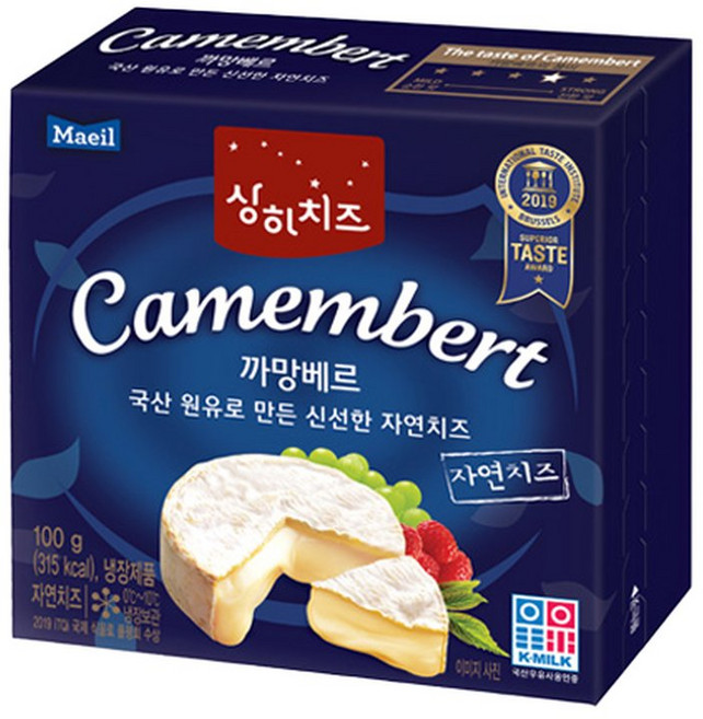 매일 상하치즈 까망베르치즈 100g 18개/냉장, 18개